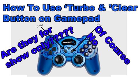 Turbo button pc controller